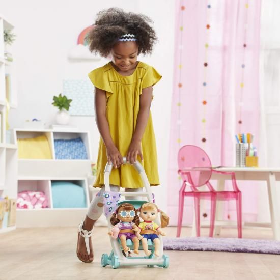 Baby alive ベビーアライブ 赤ちゃん 人形 リトルズ、プッシュ＆キック ストローラー、リトルルーシー