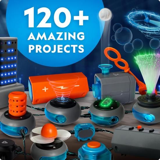 National Geographic ナショナルジオグラフィック サーキットメーカーキット - 120種類の電気回路プロジェクトが収録された子供向け電子キット、電気回路STE worldselect-10050904 ワールドセレクトショップ サンプル画像2