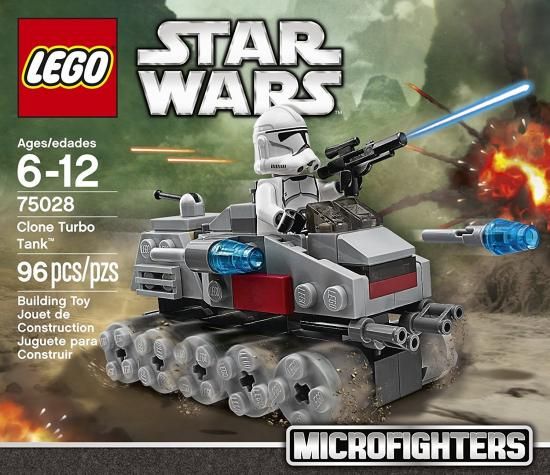 LEGO レゴ 75028 Star Wars スターウォーズ , Microfighters Series 1, Clone Turbo Tank