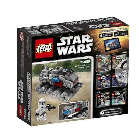 LEGO レゴ 75028 Star Wars スターウォーズ , Microfighters Series 1, Clone Turbo Tank