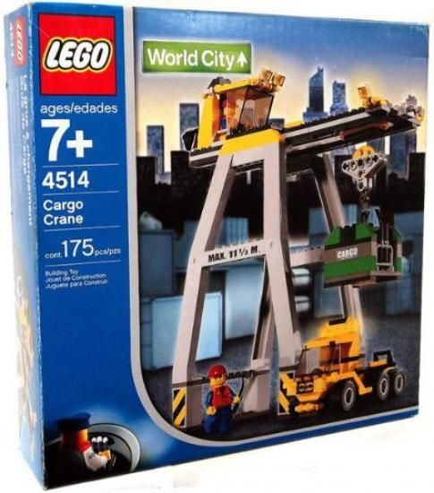 LEGO �쥴 4514 City World Cargo Crane �֥��å� �������