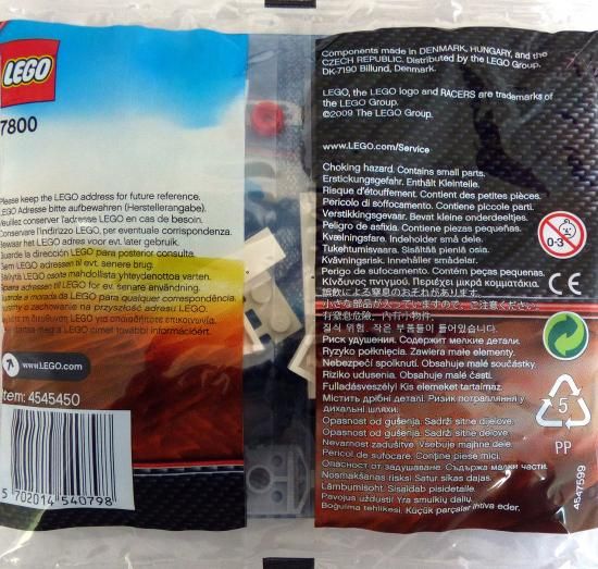 LEGO レゴ 7800 Racers Tiny Turbos Mini Figure SetOff Road Racer Bagged