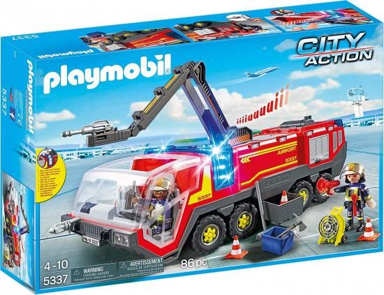 Playmobil プレイモービル 5337 エアポート ファイヤー エンジン ウィズ ライト アンド サウンド