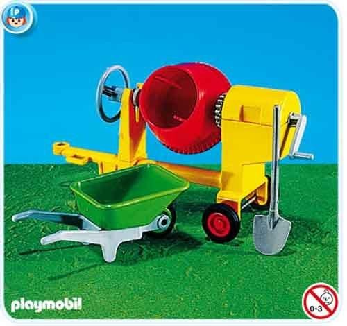 Rakuten - Playmobil プレイモービル セメント ミキサー ウィズ ウィールバロー