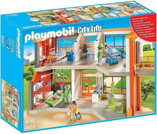 乐天商城 - Playmobil プレイモービル 6657 Children's ホスピタル ウィズ デバイス