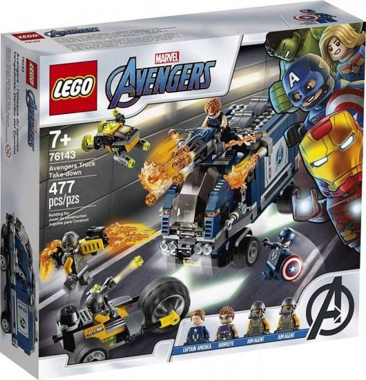 LEGO レゴ マーベル アベンジャーズ トラック テイクダウン 76143 キャプテン・アメリカとホークアイの..