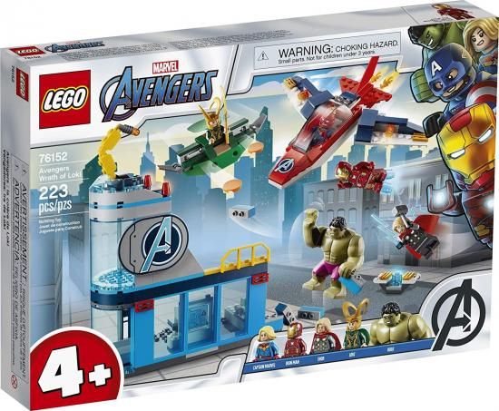 LEGO レゴ マーベル アベンジャーズ ロキの怒り 76152 組み立ておもちゃ。マーベル アベンジャーズのミニフィギュアとテッセラクト付き。キャプテン・マーベ