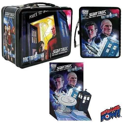 ドクター・フー & Star Trek スタートレック ネクスト・ジェネレーション クロスオーバー コミック アシミレーション 2 モニターメイト ティン ターディス