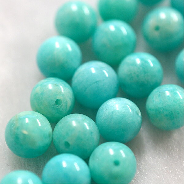 【メール便対応】アマゾナイト8ミリ1粒売り ハンドメイド アマゾナイト ホープストーン 希望 天然石 パワーストーン　ブラジル