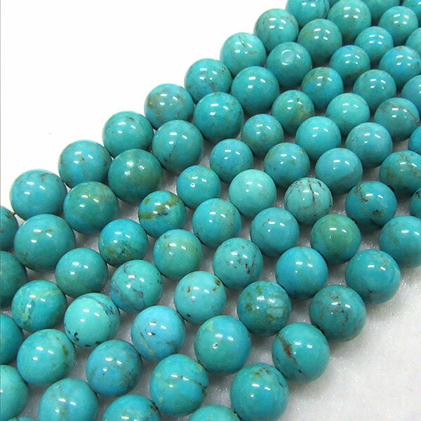 【メール便】ターコイズ6ミリ1粒売り ターコイズ トルコ石 パワーストーン 天然石 魔除け