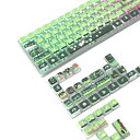 送料無料 ゲーミングキーキャップ キートップ PBT 半透明 昇華印刷 熱昇華 120キー 森 フルキー対応 ASAプロファイル61/64/68/75/78/84/87/96/98/100/104/108キーボードに適用 Cherry MX/Gateron/Kailh スイッチ MX 構造スイッチプディング切替用DIYクリスマスプレゼント(2)