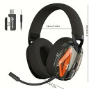 【正規品】【送料無料】ATTACK SHARK L60ゲーミングヘッドセットワイヤレス軽量ヘッドホン 有線/2.4G/TYPE-C 3.5mmマイク付き 全指向性マイク ゲーム用騒音低減 サラウンド音量調整機能付き Win/Mac/PS4/PS5/SWITCH/MOBILE/Tablet に対応日本語説明書 男女兼用(2)