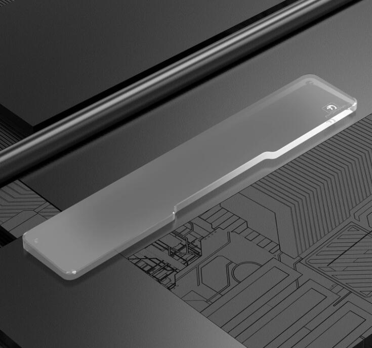 アクリルリストレスト リストレスト アクリル 疲労軽減 滑り止め つや消しデザイン 104キー対応 ゲーミングキーボード キーボードハンドレスト 人間工学 フル...