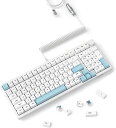 【送料無料】ATTACK SHARK AK992 キーボード BT5.0/ワイヤレス2.4Ghz/有線接続 サイドスライドスイッチ 赤軸 99キー GASKET構造 PBTキーキャップ ボリュームノブ付き リニア軸 カスタム パソコンキーボード iOS/Android/Mac/Windows対応の仕事PC用 自宅ゲーム用(2)