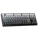 【ポイント10倍】【送料無料】ATTACK SHARK M87PRO 3モード メカニカルキーボード BT/ワイヤレス/有線 2.4GHz TYPE-C 87キー 80% 配列 RGB ホットスワップ対応 ガスケット構造 白翡翠軸 5000mAh 充電式 PBT 低遅延 Windows/Mac対応-ムーンナイト 技適番号:219-259048(2)