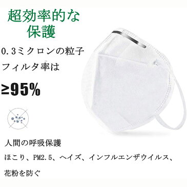 【最大購入数を3個まで】【転売禁止】【送料無料】マスク 不織布マスク 男女共用マスク　ウイルス対策 立体 マスク 3層 マスク 吊り耳 6枚入PM2.5対策 ほこり ホワイトフィルターマスク風邪 花粉「返品不可」