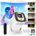 プロジェクター 16000lm 軽量 本体 天井投影 小型 DVD Android TV 11.0 家庭用 5G wi-fi タル リモコン 4K対応 Blue...
