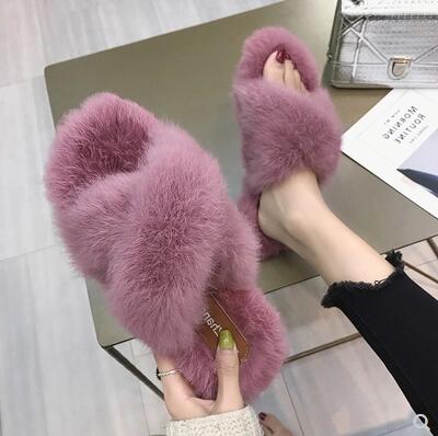外履き ふわふわ レディース ファーサンダル ...の紹介画像2