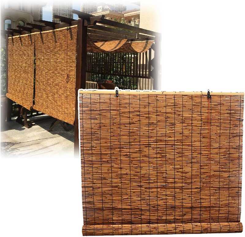 10 簾 レトロ 遮熱 幅40 115 50 75 130 風通し 天津すだれ 90 竹ロールスクリーン 55 100 丈112cm) 60 ..