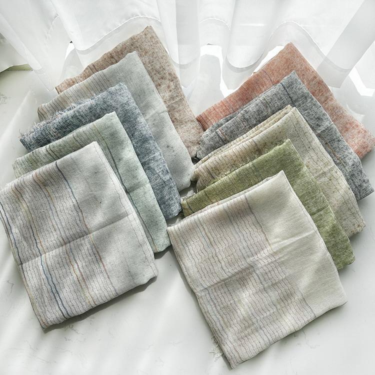 For Women - 肩掛け 着物 羽織 マフラー 防寒 きれいめ 薄手 レディース 大判 ウール混 ストール ショール 200x90cm メンズ