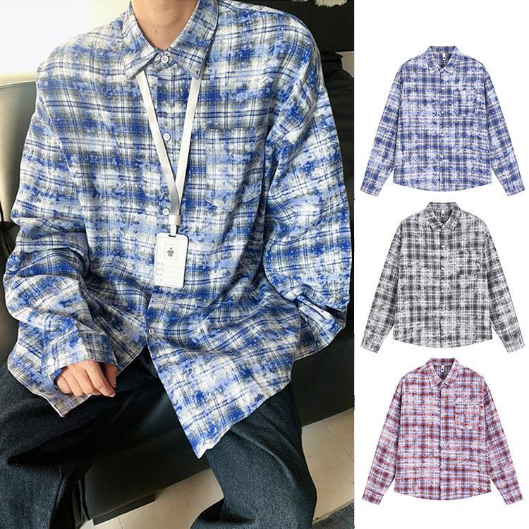 2025 大きいサイズ メンズ チェックシャツ シャツ カジュアルシャツ ネルシャツ トップス 秋冬 長袖