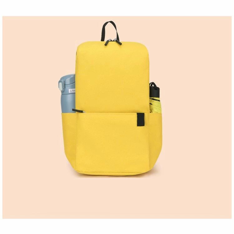 デイパック 男女兼用 レディース 手提げ 防水 シンプル メンズ バックパック スクエア 通学 おしゃれ 無地 リュックサック 通勤