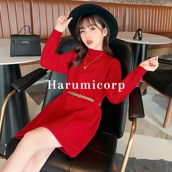 Dresses - ニットワンピース キッズ 子供服 女の子 長袖ワンピース 春秋 ワンピース チュニック 子供ドレス ピアノ 発表会 結婚式 七五三 誕生日 女の子ドレス 韓国子供服 ジュニア 子ども服 ベビー服 可愛い おしゃれ お姫様 新品 160cm 150cm 140cm 130cm 120cm 110cm