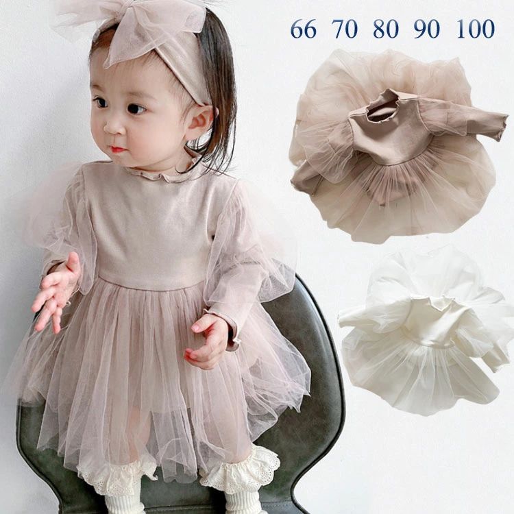 新生児 73cm 女の子 ドレスフォーマル 赤ちゃん ベビー 100cm 90cm セレモニードレス お姫様 ロンパー..