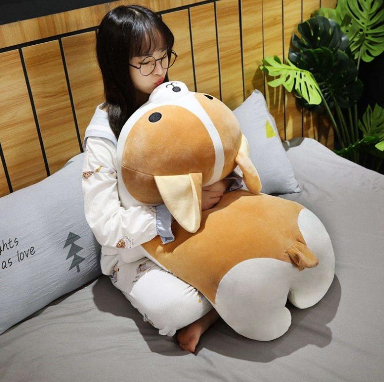 ギフト 贈り物 ぬいぐるみ かわいい もちもち 癒しグッズ 誕生日 60cm 抱き枕 コーギー犬 動物クッション アニマル 抱きまくら 犬 いぬ ふわふわ プレゼント