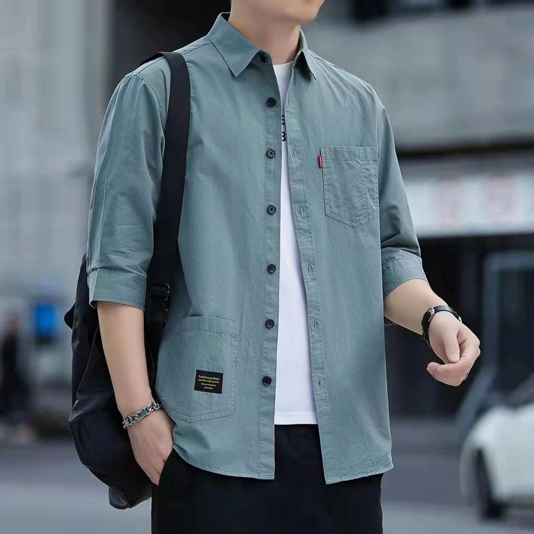 ポケット付き 薄手 カジュアルシャツ 開襟 メンズ m コットン ホワイトデーTHOM WILLS ゆったり トップス オックスフォード 2l 速乾 オシャレ 麻 七分袖 短納期 夏服 綿 長袖 大きいサイズ 無地 吸汗 4l 3l l リネン スタンドカラー m-4l ホワイト 人気 ブラック