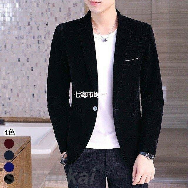 メンズ ジャケット 高級 テーラードジャケット ベロア 細身 黒 ビジネス 秋 アウター ブレザー 通勤 ベルベット 春 ホワイトデー フォーマル
