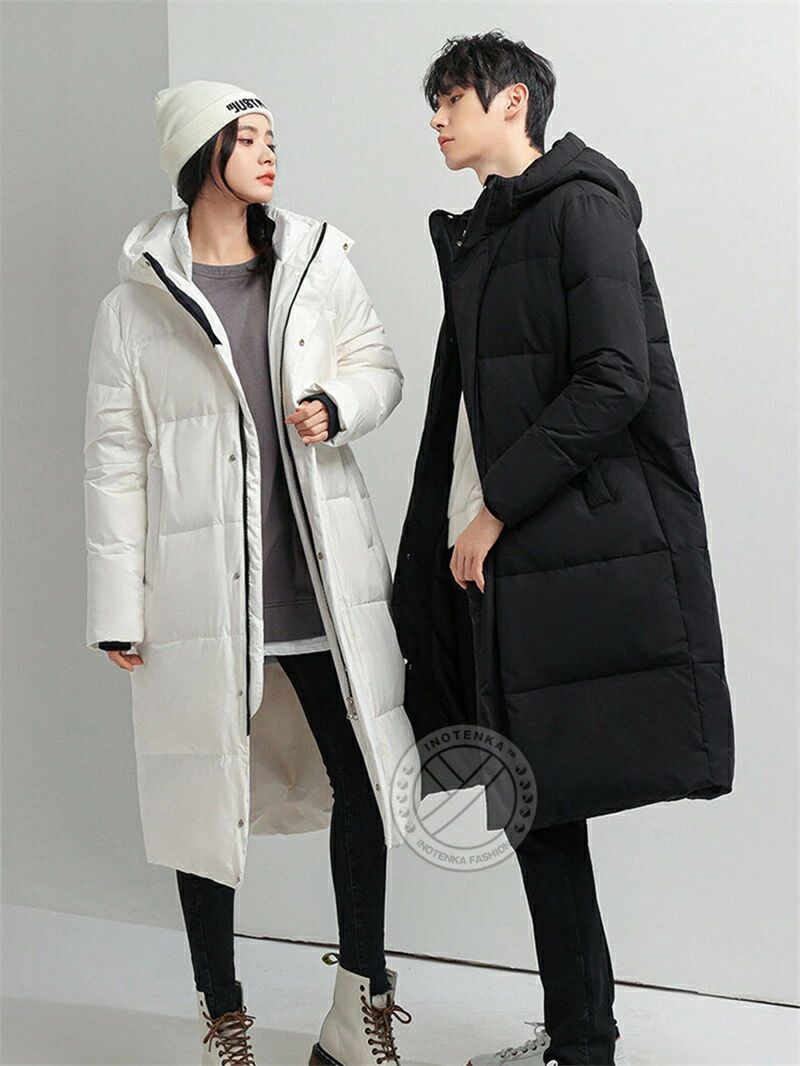 レディース ゆったり 防寒防風 冬服 羽毛 ロングコート 暖かい メンズ ダウンコート リアルダウン 防寒着 90%白ダウン 無地 軽量 膝丈 ロング丈 フェザー ダウンコート フード付き 大きいサイズ きれいめ ダウンジャケット 男女兼用