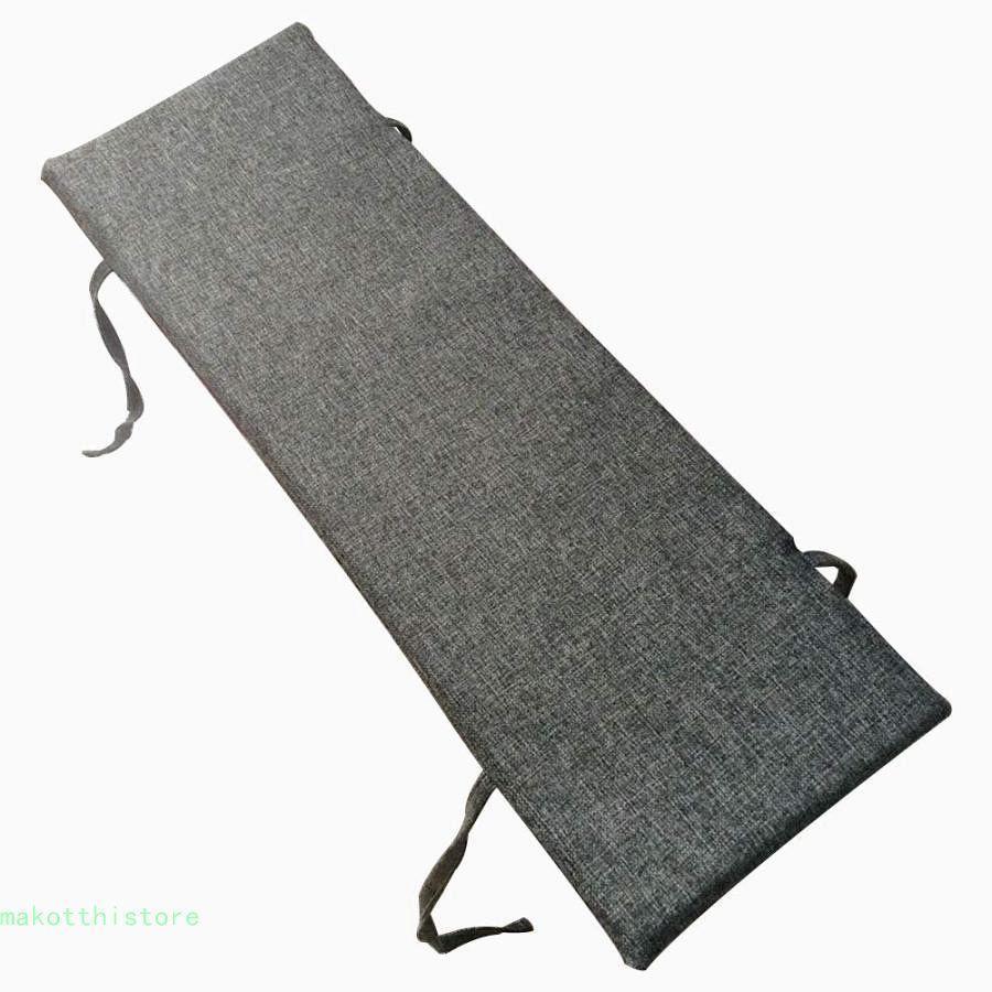 ネクタイ付き DAN SHOP 長い スイング 座布団 灰色 ベンチ カバー ダイニングチェア 付き 屋内 取り外し可能 厚い快適 チェアパッド