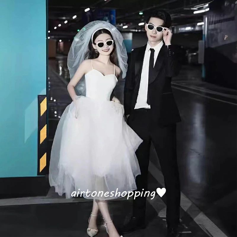 送料無料 二次会ドレス ウェディングドレス キャミドレス 白 サテン チュール 可愛い 結婚式ドレス 二次会 ロングドレス ホワイト ノースリーブ ウェディング ドレス Aライン 海外挙式 撮影 XS S M L XL XXL(4.0)