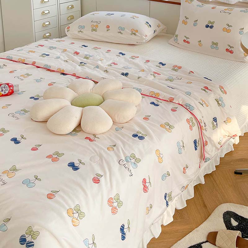 可愛い 肌布団 韓国風 薄い 夏ふとん掛布団 肌かけ 夏 薄手 軽い 肌掛け布団 シングルサイズ 夏掛け布..