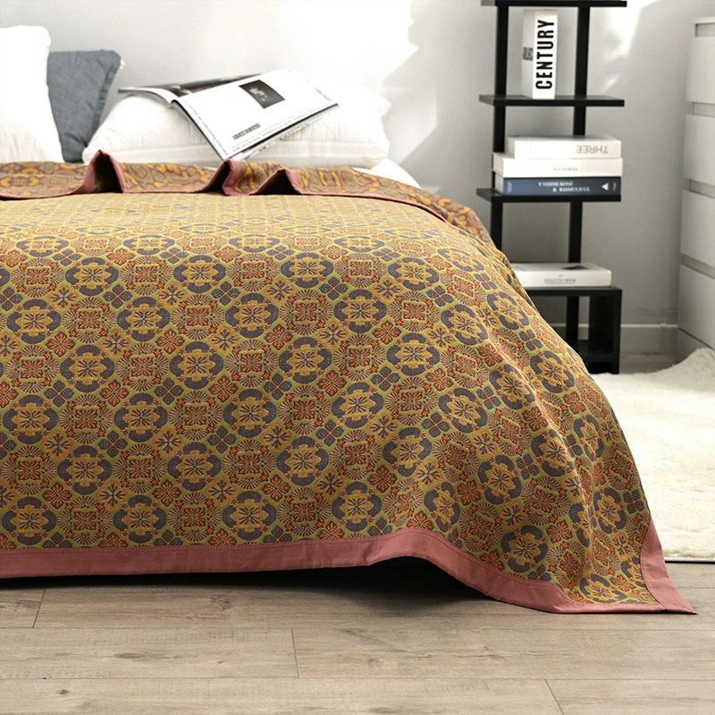 ピンク イエロー 母の日 綿 夏 肌掛布団 肌掛け布団 掛け布団 掛布団 綿毛布 コットンケット コットン ケット ガーゼ 大判