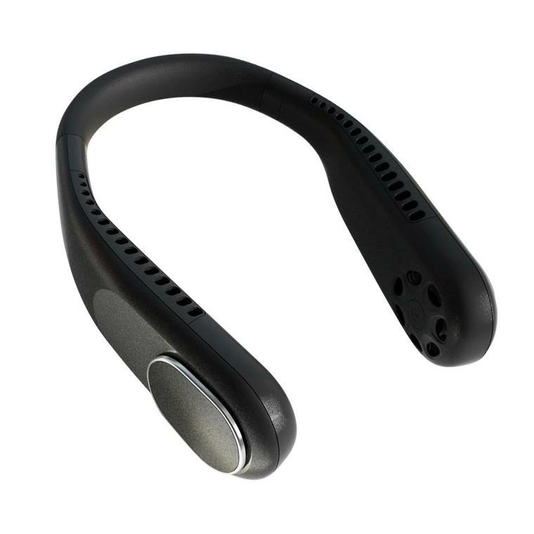 WORLD TEACHのPSE認証 子供 首掛け扇風機 360°送風 扇風機 ネッククーラー slim ネッククーラー 最強 ネッククーラー ネックファン 28°c 羽なし P5一秒冷却 ネッククーラー｜アングル2