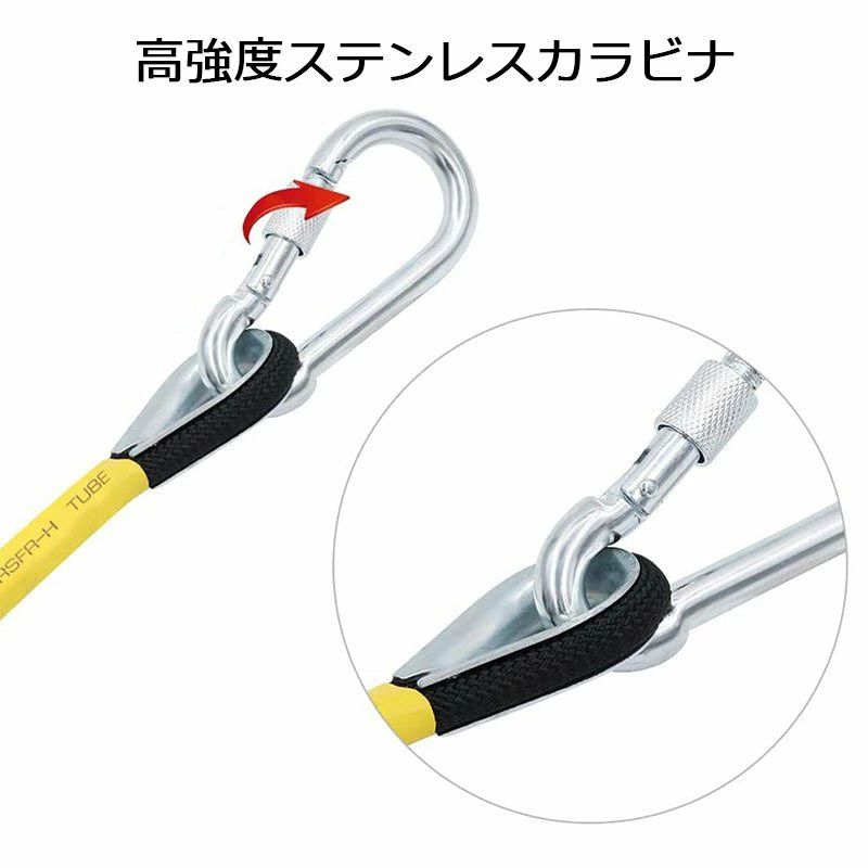 消防 フックボルダリング カラビナ ザイル 多目的ロープ クライミングロープ クライミング 登山 アウトドア ロープ