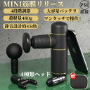 筋膜リリース ガン ミニ 軽量 マッサージ器 mini 電動 マッサージガン ハンディマッサージャー リフレッシュ アタッチメント 大容量 小型 軽量 静音 筋膜 筋肉 全身用 健康グッズ 運動 トレーニング 肩こり 女性 敬老の日 ギフト ケース入り 肩 腰 ふくらはぎ 腕 スポーツ(4)