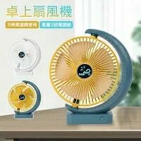 パワフル送風 風量3段階調節 USB給電式 5枚羽根 120°角度調節可能 小型扇風機