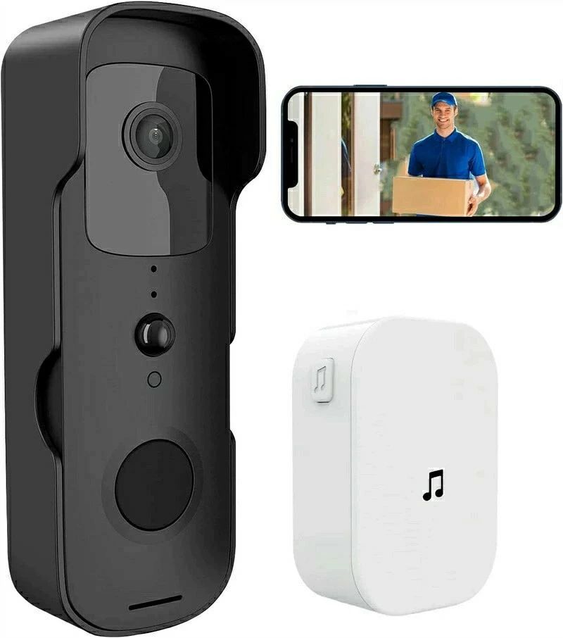 "【1080Pフル HD解像度＆双方向音声対応 遠隔操作】ビデオドアベルは最新技術を利用して、1280×1080pの解像度のリアルタイムのライフ映像が見られます。ビデオドアベル も iOS / Android携帯電話、Windows PCモニタリングをサポートし、オンラインで視聴することをサポートします。ドアベルは、リアルタイムの通話と同様に、双方向のオーディオをサポートしています。ドアの外に訪問者を確認し、APPを経由してリアルタイムでそれらと交流することができます。【PIRモーション検出機能＆166°広角レンズ】ワイヤレスチャイムは最新技術のPIR検知機能により、監視エリア内で捕捉された訪問者や不審者の動画を即時メッセージでスマホにお知らせし、スマホからすぐに応答することができます。166°の広範囲を確認できる広角レンズを搭載しており、玄関周りの様子を広々ととらえることができます。ドアホンでキャプチャした写真とビデオはスマホやクラウドストレージに保存できます。【2.4G Wi-Fi対応＆イージーインストール】 ドアベルは2.4GHz帯にしか対応していません、5GHz帯に対応できません！ 複雑な配線工事不要、ネジ二本だけで簡単に取り付けられます、機械が苦手な方でも安心して使用出来ます。ドアホンを常にオンライン状態を保って、子供の帰宅時に会話したり、宅急便の再配達をお願い出来たりと様々な状況で活躍しています。【二つの2800mAhバッテリー】チャイムは クラウドストレージおよび32GBMSDカード（最大128GB支持）両方とも映像や写真を保存できます。アプリでレビュー、カスタマイズ、保存、映像の共有、または終日の詳細のフラッシュバックを行うことができます。いつでも動画を視聴、保存、共有できます。同時に、大容量2800mAhバッテリーをフル充電で最大約2-3か月連続使用ができます（1日約20回目覚める）。ご使用前にドアホンを完全にご充電ください。別途充電器を購入する必要はなく、黒い本体にバッテリーを載せるだけで、本体背面にUSBポートがあり、携帯電話の充電と同じプラグで充電できます。【大活躍＆安心のアフターサービス】 自宅・工場・事務所・ホテル・老人ルームなどの場所に最適なセキュリティ防犯ドアホンです。製品の品質についてご不明な点がある場合、またはその他のご質問がある場合は、メールでお問い合わせください。問題を解決させていただきます。製品について満足または不適切でない場合は、ご連絡いただければ満足のいく回答が得られます。"
