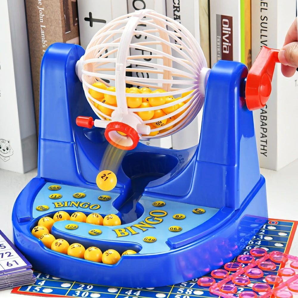 WORLD TEACHのビンゴゲーム ビンゴゲーム機 ビンゴカード付き ビンゴゲームセット ビンゴマシン 忘年会 抽選おもちゃ 親子で遊べる ファミリーゲーム 抽選トイ パーティーグッズ 歓迎会 新入生 新入社 送別会 歓送迎 社内イベント 繰り返し使え｜アングル2