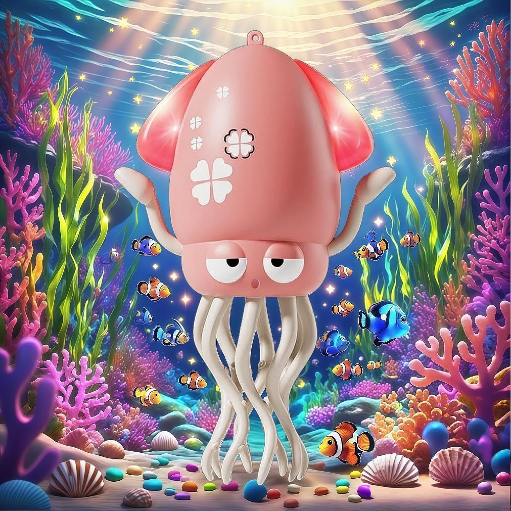🦑【音楽とダンスで楽しく遊べる！】カラフルなLEDライトとリズミカルな音楽に合わせて、イカがユニークなダンスを披露！ 8本の足が360°回転し、子供の好奇心を刺激。赤ちゃんのハイハイ練習や幼児のリズム感育成に最適です。 🤖【スマート障害物回避センサー搭載】内蔵センサーが家具や壁を自動検知し、スムーズに方向転換。ぶつかりにくい設計で、安心して遊ばせられます。這ったり立ったりする多様な動きで、子供もペットも夢中に！ 🔋【USB充電式で経済的】付属USBケーブルで簡単充電可能。1回の充電で最大90分連続使用！ 電池交換不要で、コストパフォーマンス抜群です。 🎵【知育機能で成長サポート】音楽・光・動きの組み合わせが、聴覚・視覚・運動能力を刺激。磁気付きの釣り竿（※一部モデル）で遊べば、手指の協調性や集中力もアップ！ 0〜6歳の知育玩具としておすすめ。 🎁【安全設計＆プレゼントに最適】無毒ABS素材を使用し、角のない丸みデザイン。カラーパッケージで即開封可能！ 出産祝い・誕生日・クリスマスのギフトに喜ばれるかわいいパッケージです。 ◇ 配送方法について ◇ ※ 発送後のキャンセル・送付先の変更はできません。 ※ 届かない場合や、転居による紛失に関しての補償は一切ありません。 ご注文前に、送付先に誤りがないか、部屋番号抜け等がないかを必ずご確認ください。 ※ 長期不在・表札がない・表札や郵便受けに書かれたお名前がご注文者のお名前と異なる場合、 お届けができず自動的に返送となる場合がございます。 返送された場合、返送・再配達にかかる送料はお客様負担となります。ご了承ください。 ◇ 注意事項 ◇ ※ ご利用のモニターによって、実物とすこし異なる色に表示される場合がございます。 ※ 全商品、北海道・沖縄・離島は別途 送料が掛かります。 ※ ラッピング対応しておりませんので、ご了承ください。 ※輸入品の為予告なくパッケージや仕様が多少変更される場合があります。 ご了承ください。