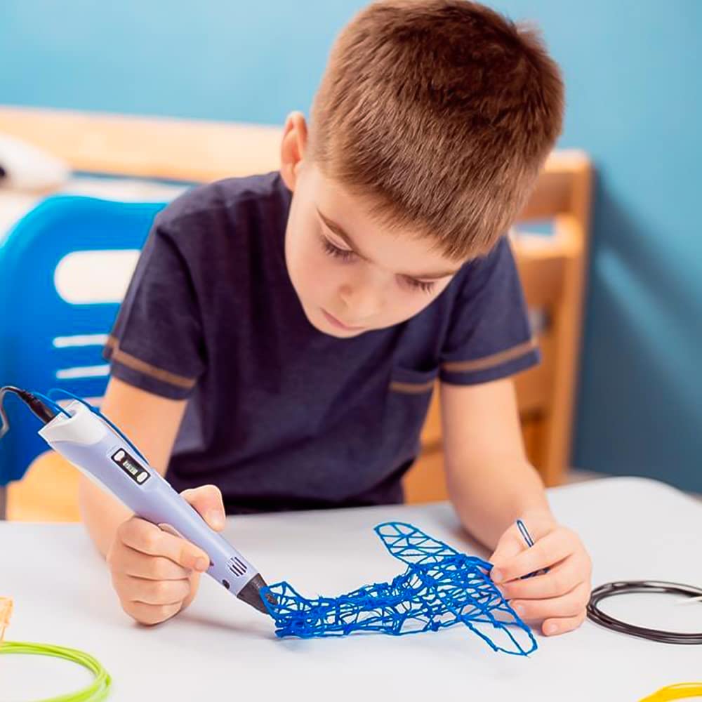 WORLD TEACHの【2点以上購入で 10%クーポン】20色 PLA 3Dペン用フィラメント 1組20色 3Dプリンターとも適用 素材 マテリアルPLA樹脂材料 1色10m合計200m 1.75mm径 精確度+/- 0.03mm だいぶの3Dプリンターと3Dプリントペンが適用｜アングル3