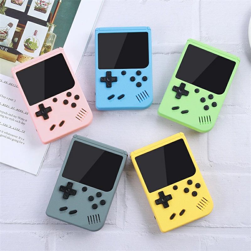 WORLD TEACHの＼即納★携帯ゲーム機 ポータブル 電子手持ち マカロンポケット レトロハンドヘルド 子供用 内蔵500 大人用 レトロ 贈り物 クリスマスプレゼントに適合 誕生日｜アングル2