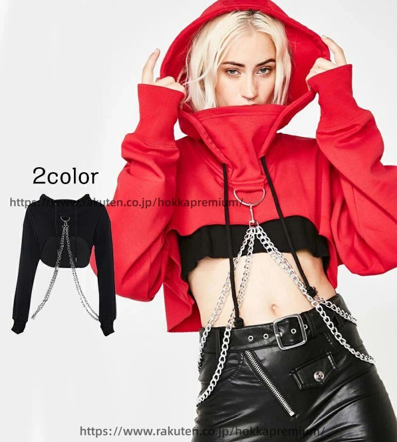 ファッション ストリート系 韓国 ヒップホップ HIPHOP 衣装 ダンス トップス ダンス ショート丈パーカー トップス レディース パーカー ダンス衣装