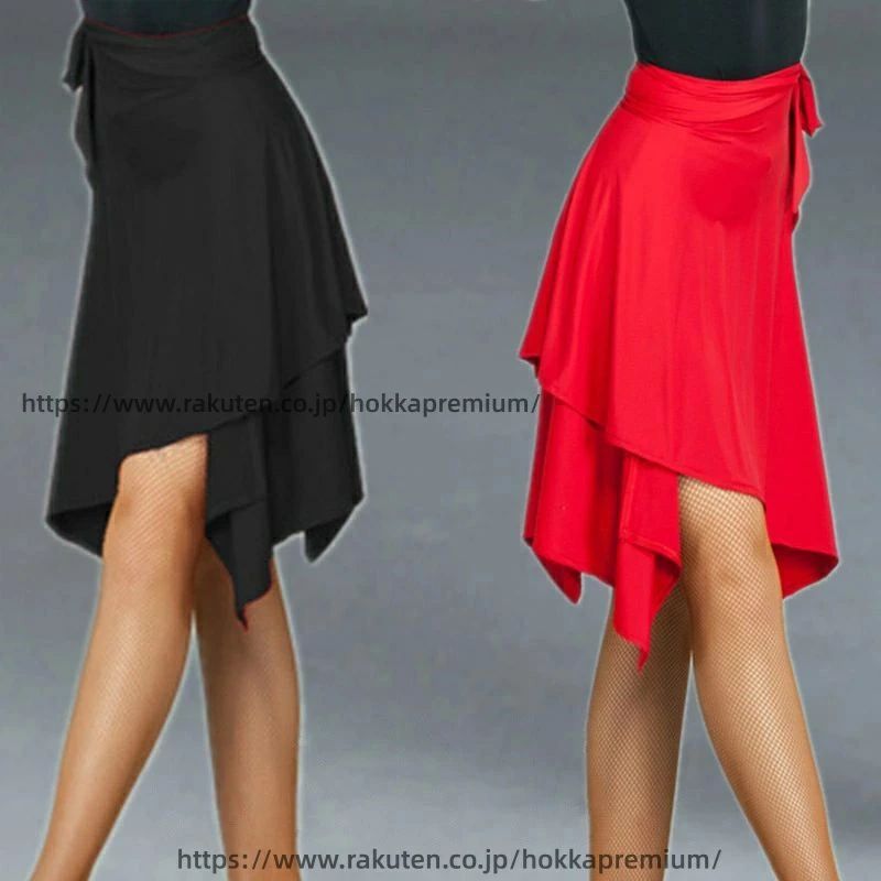 レッド ベリーダンススカート 舞台 ダンス飾り ヒップスカーフステージ衣装 ベリー...