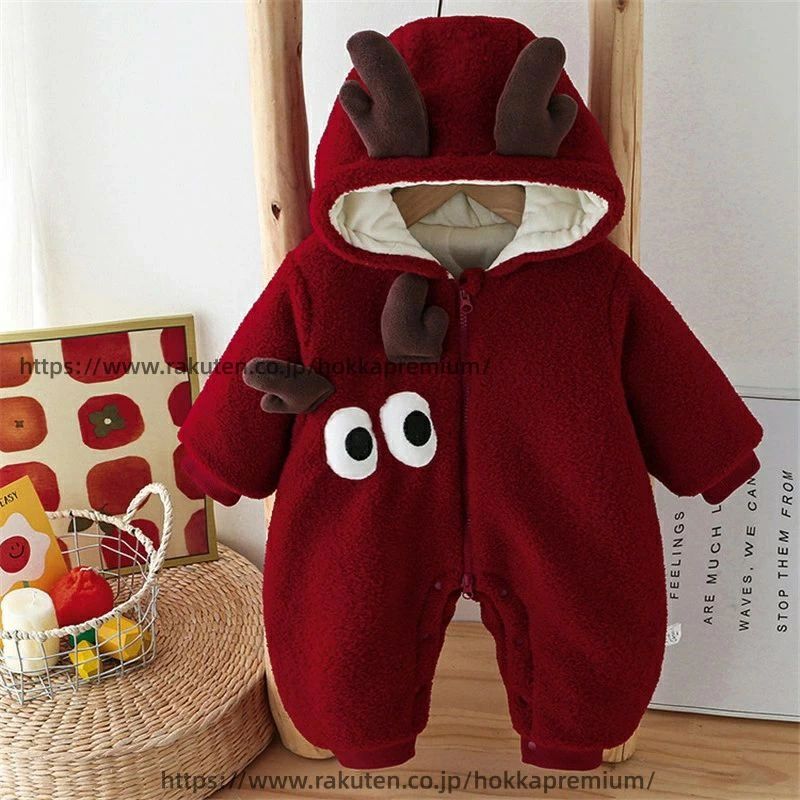 幼児 長袖 寝袋 あったか フード付き 中綿 アウター もこもこ おしゃれ 防寒 カバーオール キッズ 赤ちゃん 着ぐるみ ロンパース ベビー服