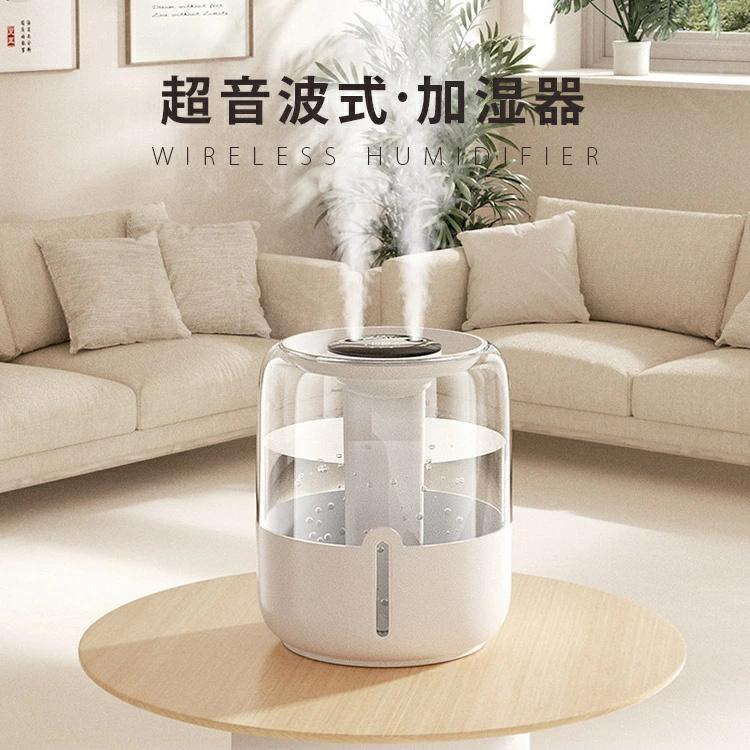 加湿器 卓上 加湿器 大容量 6.8L 湿度測定 加湿器 おしゃれ スチーム 加湿器 USB給電式 上部給水 ろ過綿棒 アロマ ナイトライト 加湿器 小型 省エネ 静音 最大20H お手入れ簡単 花粉対策 おすすめ アロマ 寝室 リビング 家庭用 業務用 ホテル 職場用