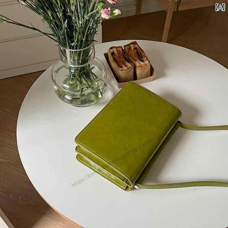 【送料無料】レディース バッグ 普段使い 韓国 春夏 オイル ワックス レザー ショルダー 脇下 カジュア..